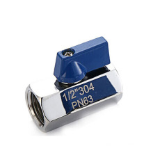 High Quality SS304/316 q11f-pn63 1/4inch 1/8 stainless steel mini threaded ball valve,mini ball valve shut off switch